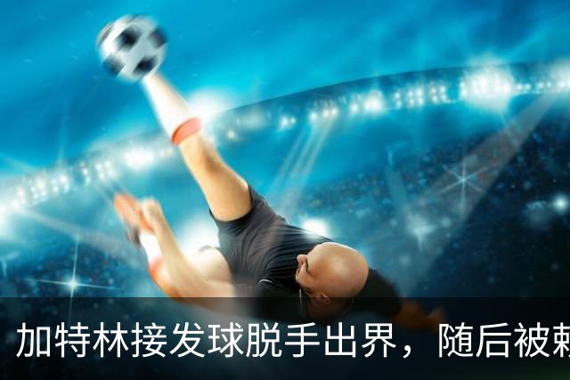 加特林接发球脱手出界，随后被赖俊豪击中面部倒地不起